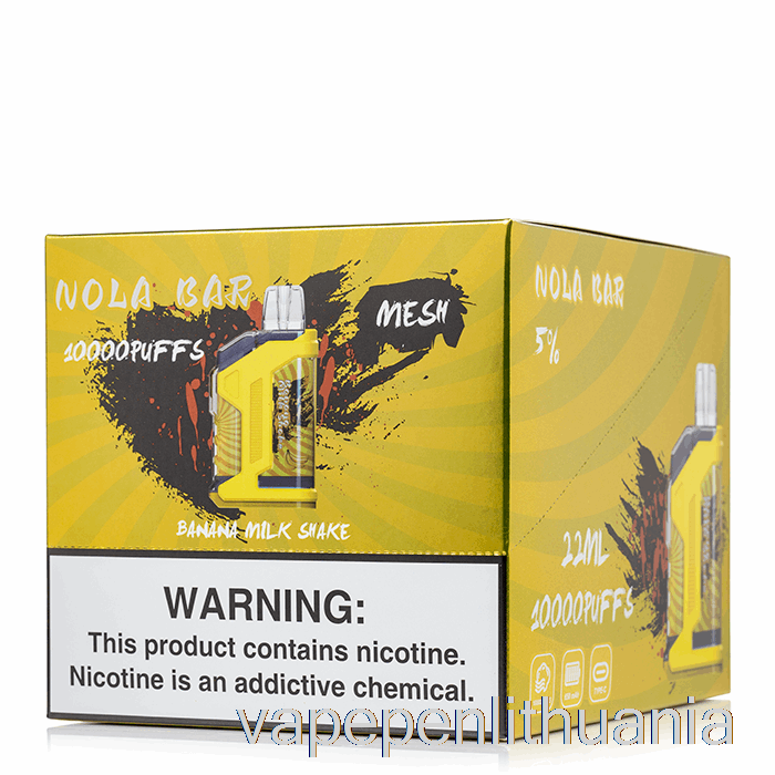[10 Pak.] So Soul Nola Bar 10000 Vienkartinis Vape Skystis
